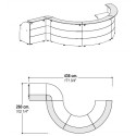 Bancone reception - Composizione 4